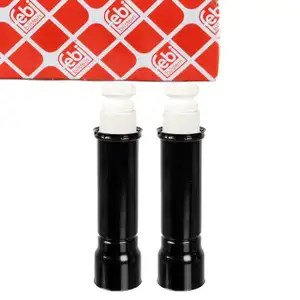 febi Staubschutz Dreckschutz + Anschlagpuffer Satz f&uuml;r OPEL Mokka CHEVROLET Trax hinten