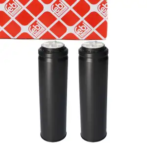 febi Staubschutz + Anschlagpuffer Satz f&uuml;r OPEL Insignia A OHNE Adaptive Drive hinten