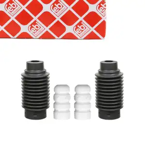 febi 181862 Staubschutz Dreckschutz + Anschlagpuffer Satz f&uuml;r CITROEN C2 Vorderachse
