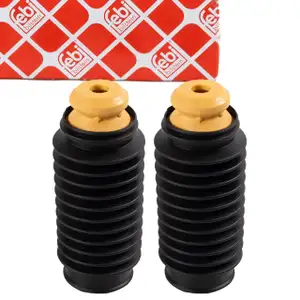 febi Staubschutz Dreckschutz + Anschlagpuffer Satz f&uuml;r CHRYSLER Voyager 4 Vorderachse