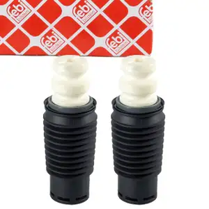 febi 181206 Staubschutz Dreckschutz + Anschlagpuffer Satz f&uuml;r DACIA Dokker Vorderachse