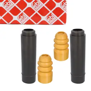 febi Staubschutz + Anschlagpuffer Satz f&uuml;r VW Passat SEAT Alhambra SKODA Superb 3 hinten