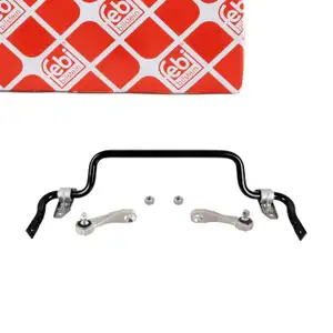 febi Stabilisator + 2x Koppelstange f&uuml;r MERCEDES-BENZ W205 A205 C205 S205 A238 C238 vorne