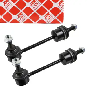 2x febi 175622 Koppelstange Stabilisator f&uuml;r TESLA Model S 5YJS Hinterachse 6007100-00-A