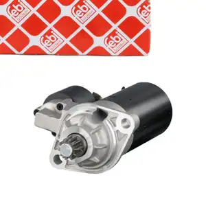 febi Anlasser Starter 12V 20 kW f&uuml;r VW Golf 4 SEAT Leon AUDI 8L SKODA Fabia 1 02M911023FX