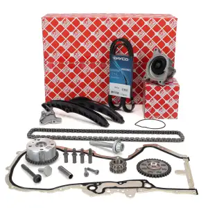 INA Steuerkettensatz + Wasserpumpe + Keilriemen VW Golf 6 Passat B6 B7 Polo 5 A3 1.4 TSI