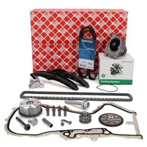 INA Steuerkettensatz + INA Wasserpumpe + Keilriemen VW Golf 6 Passat B6 B7 Polo 5 1.4 TSI