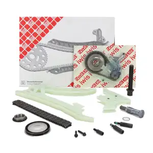 febi / IWIS Motor + &Ouml;lpumpe Steuerkettensatz f&uuml;r BMW F20-22 F30-36 F10/11 X1 X3 Z4 N20