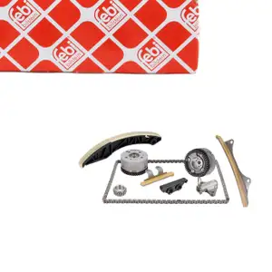 febi Steuerkettensatz Full Kit f&uuml;r HYUNDAI i10 2 i20 2 KIA Rio 3 Stonic Picanto 2 1.2