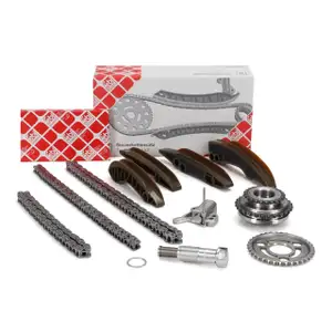 febi Motor + &Ouml;lpumpe Steuerkettensatz f&uuml;r BMW 8er G14 G15 G16 840d X6 X7 xDrive30d B57