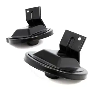 2x Federteller Federblech f&uuml;r OPEL Astra F Caravan + Kadett E Caravan hinten oben