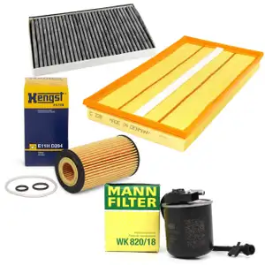Filter-Set 4-tlg f&uuml;r MERCEDES Viano Vito / Mixto 2.2/110/113/116CDI W639 OM651