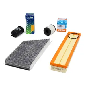 Filter-Set f&uuml;r PEUGEOT 206 / CC / SW 1.6 16V 109 PS ab 10.2005