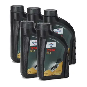 5L 5 Liter FUCHS TITAN FFL-2 Getriebeöl Doppelkupplungsgetriebe für VAG 6-&7-Gang