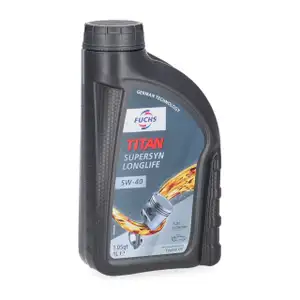 1L FUCHS TITAN SUPERSYN LONGLIFE 5W-40 Motor&ouml;l BMW LL-01 VW 502/505.00 MB 229.5