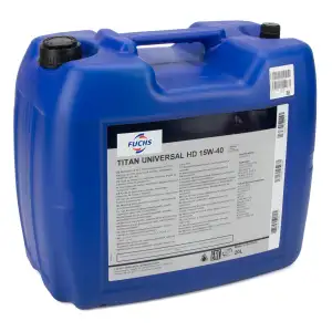20L 20 Liter FUCHS TITAN UNIVERSAL HD 15W-40 Motor&ouml;l &Ouml;l ACEA A3/B3 SPI SL f&uuml;r MB 229.1