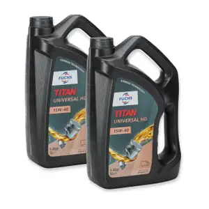 10L 10 Liter FUCHS TITAN UNIVERSAL HD 15W-40 Motor&ouml;l &Ouml;l ACEA A3/B3 SPI SL f&uuml;r MB 229.1