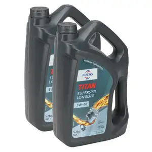 10L 10 Liter FUCHS TITAN SUPERSYN LONGLIFE 5W-40 Motor&ouml;l BMW LL-01 VW 502/505.00 MB 229.5