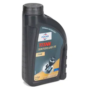 1L 1 Liter FUCHS TITAN SINTOFLUID FE 75W Getriebeöl Schaltgetriebeöl API GL-4