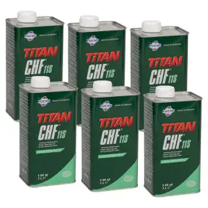 6L 6 Liter FUCHS Pentosin TITAN CHF 11S Hydraulik&ouml;l Servolenkungs&ouml;l f&uuml;r BMW MERCEDES OPEL