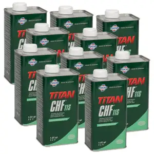 10L 10-liter FUCHS Pentosin TITAN CHF 11S Hydraulic Oil Power Steering Fluid for BMW and Mercedes