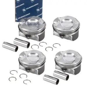 4x KOLBENSCHMIDT 40420600 Kolben Ø 84,00mm BMW E81-88 E90/91/92/93 E60/61 N43 11257551550