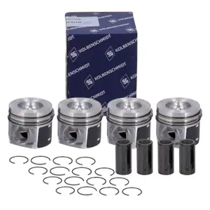 4x KOLBENSCHMIDT 41705600 Kolben Ø 77mm für MINI R56/57/58 R55 R59 R60 N12 N16 11257589348