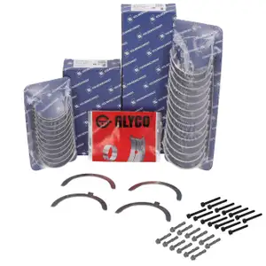 KOLBENSCHMIDT Kurbelwellen + Pleuellagersatz + Anlaufscheibe + Schrauben f&uuml;r VW V6 VR6