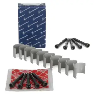 KOLBENSCHMIDT Nockenwellenlagersatz + 10x Schraube f&uuml;r AUDI SEAT SKODA VW 1.9/2.0 TDI