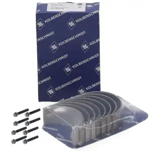 KOLBENSCHMIDT Pleuellager Satz + 8x Schrauben f&uuml;r VW Golf 4 5 6 Passat T5 T6 1.9/2.0 TDI