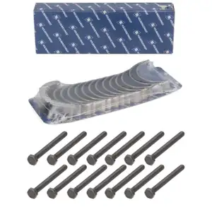 KOLBENSCHMIDT Pleuellagersatz + 14x ORIGNAL Schraube f&uuml;r BMW N52 N53 N54 N55