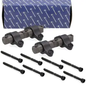 2x KOLBENSCHMIDT Schlepphebel + 8x Schrauben f&uuml;r VW Golf 4 5 Passat Touran T5 1.9/2.0 TDI