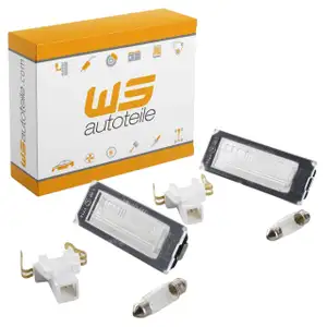 2x Kennzeichenleuchte + C5W Glühlampe für CITROEN Jumper FIAT Ducato 250 290 PEUGEOT Boxer