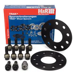H&R B957161-07 TRAK+ 14MM Spurverbreiterung für PORSCHE 996 997 991 Boxster Cayman