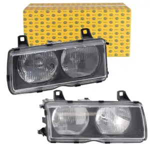 2x HELLA HALOGEN Hauptscheinwerfer Scheinwerfer f&uuml;r BMW 3er E36 Compact