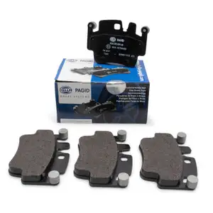 HELLA / PAGID Bremsbel&auml;ge f&uuml;r PORSCHE 996 997 Boxster (986) vorne / hinten 99635294903