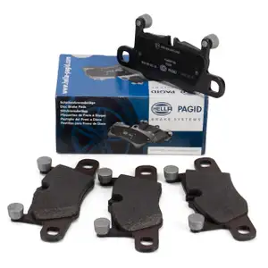 HELLA / PAGID Bremsbeläge für PORSCHE 991 992 Carrera Cayenne (9YA 9YB) hinten 99135294902