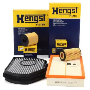 HENGST Filterset Filterpaket 4-tlg f&uuml;r MERCEDES-BENZ E-Klasse W210 S210 E200/220CDI OM611