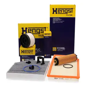 HENGST Filterset Filterpaket 4-tlg f&uuml;r MERCEDES W205 S205 C257 W213 10/C253 5/C167 OM654