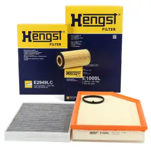 HENGST Filterset 3-tlg f&uuml;r VOLVO S60 2 S80 2 V60 1 V70 3 XC60 1 XC70 2 D3 D4 D5 D6