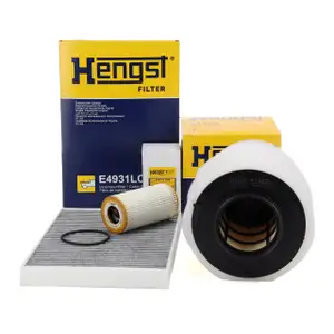 HENGST Filterset Filterpaket 3-tlg f&uuml;r AUDI S4 (B9) S5 (F5) SQ5 (FY) TDI 341/347 PS