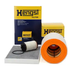 HENGST Filterset Filterpaket f&uuml;r AUDI A6 (C8) A7 (4K) 55 TFSi Mild Hybrid quattro 340 PS