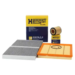 HENGST Filterset Filterpaket f&uuml;r BMW 5er F10/11/07 535i 6er F12/13/06 640i F01-04 740i N55