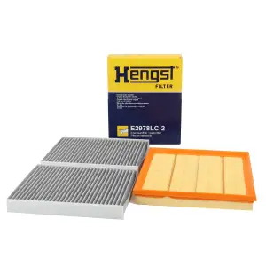 HENGST Innenraum + Luftfilter f&uuml;r BMW 5er F10/11/07 535i 6er F12/13/06 640i F01 740i N55