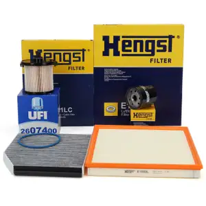 HENGST Filterset 4-tlg für FORD Tourneo Custom/Transit V362 V363 2.2 TDCi mit Frontantrieb