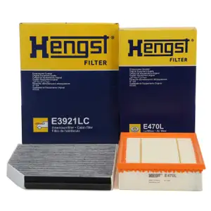 HENGST Innenraumfilter + Luftfilter f&uuml;r FORD Transit V363 2.2 TDCi mit Heckantrieb/Allrad