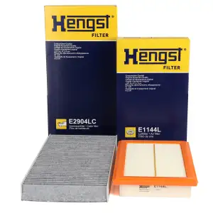 HENGST Innenraumfilter + Luftfilter f&uuml;r MERCEDES SLK SLC R172 180 200 300 156-245 PS M274