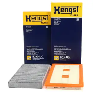 HENGST Innenraumfilter + Luftfilter f&uuml;r MERCEDES-BENZ SLK R172 350 306 PS M276