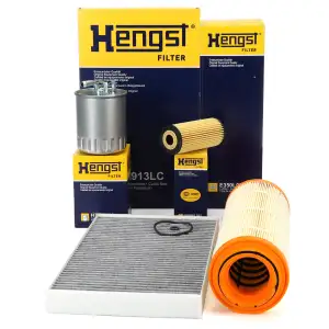 HENGST Filterset 4-tlg f&uuml;r MERCEDES W168 A160/170CDI Vaneo 414 1.7 CDI OM668 bis Motor-Nr