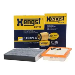 HENGST Filter-Set f&uuml;r MERCEDES C-Klasse W205 E-Klasse W213 GLC X253 C253 160-350e M274